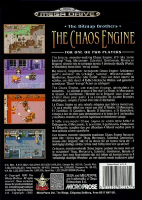 Chaos Engine, The (Europe) box cover back